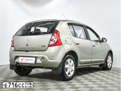 Фото автомобиля RENAULT LOGAN, 2011 — госномер К307СТ147. Цвет: БЕЖЕВЫЙ