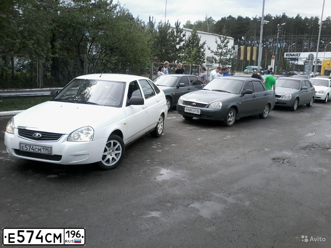 Фото автомобиля LADA 2172 PRIORA, 2013 — госномер С196НХ196. Цвет: Белый
