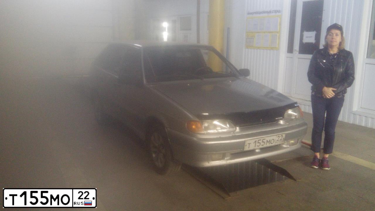 Фото автомобиля LADA 2114 SAMARA, 2005 — госномер Т155МО22. Цвет: СВЕТЛО-СЕРЕБР  МЕТАЛЛ