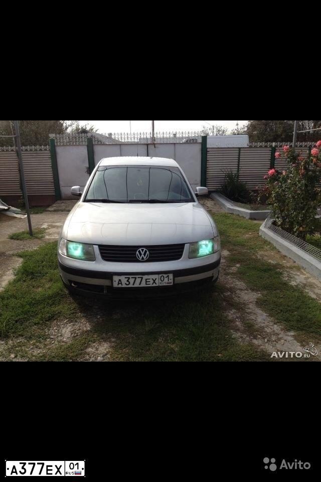 Фото автомобиля VOLKSWAGEN PASSAT, 1998 — госномер О724ТМ123. Цвет: Серебристый