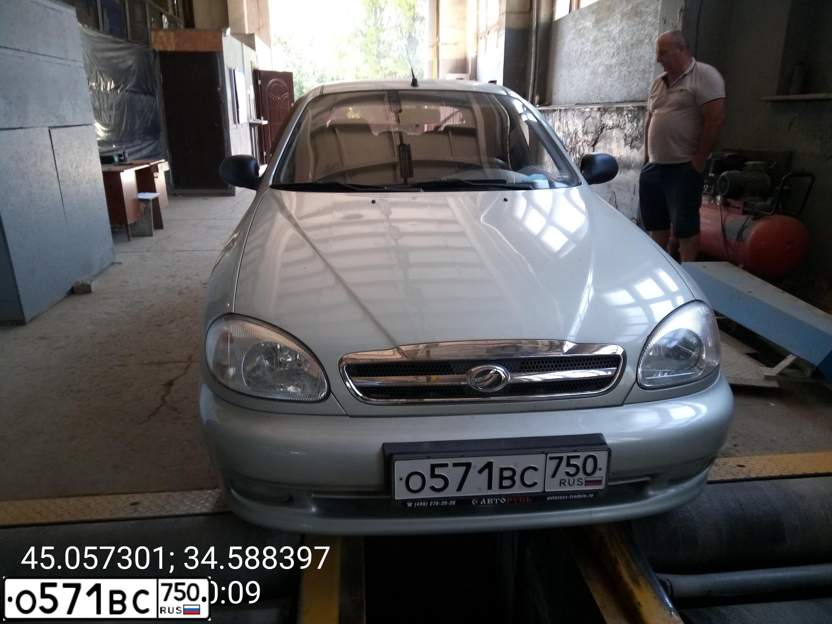 Фото автомобиля ZAZ CHANCE, 2010 — госномер О571ВС750. Цвет: СЕРЫЙ