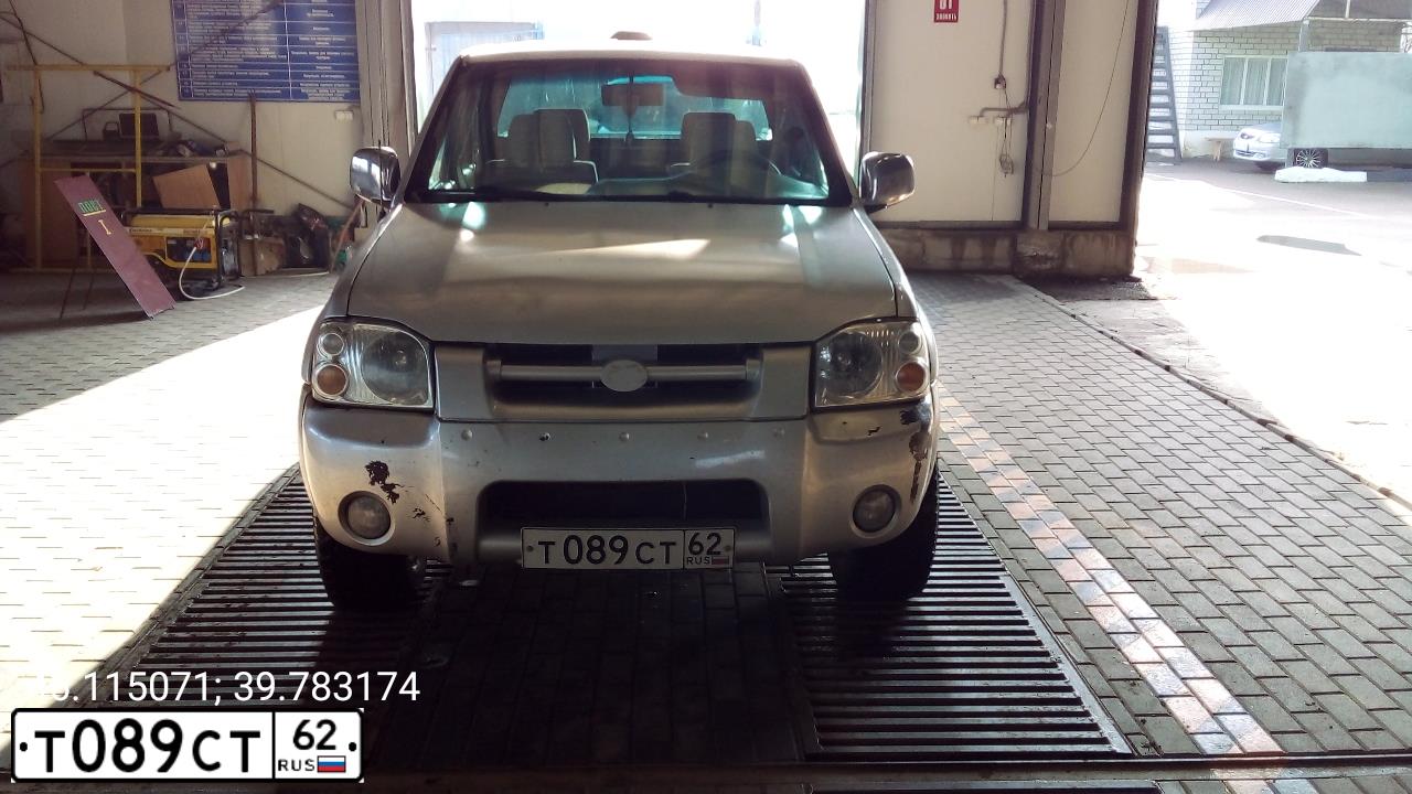 Фото автомобиля GREAT WALL SAILOR, 2006 — госномер Е240МЕ193. Цвет: СЕРЫЙ