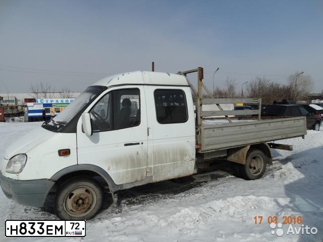 Фото автомобиля GAZ 3302 EL, 2007 — госномер Н833ЕМ72. Цвет: Белый