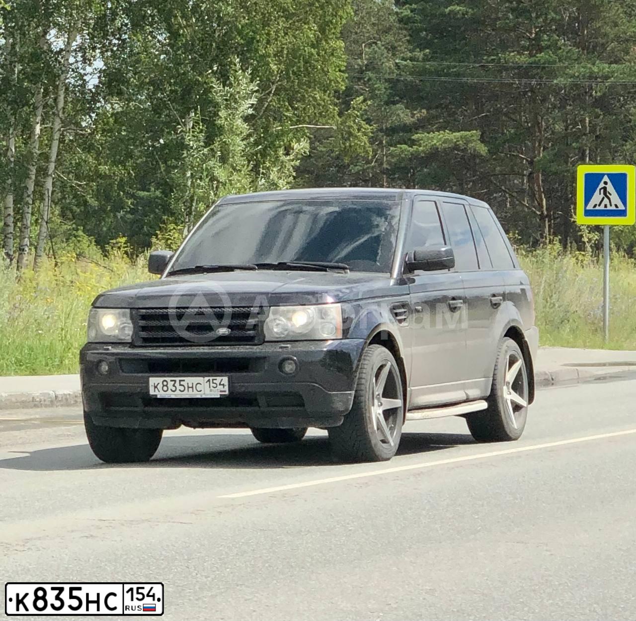 Фото автомобиля LANDROVER RANGE ROVER SPORT, 2006 — госномер В005СТ40. Цвет: ТЕМНО-СИНИЙ