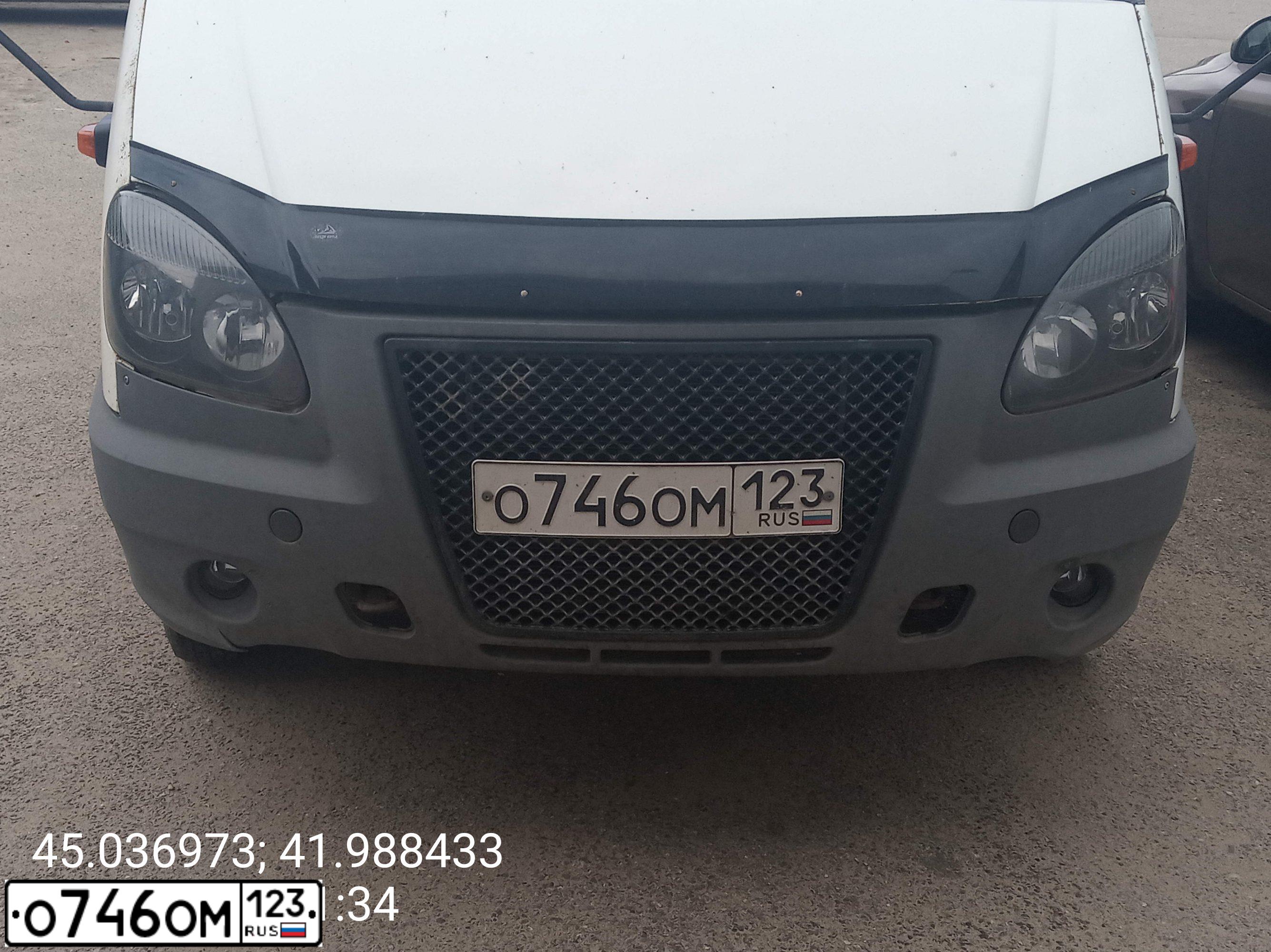 Фото автомобиля NISSAN MURANO, 2014 — госномер О746ОМ123. Цвет: ЧЕРНЫЙ