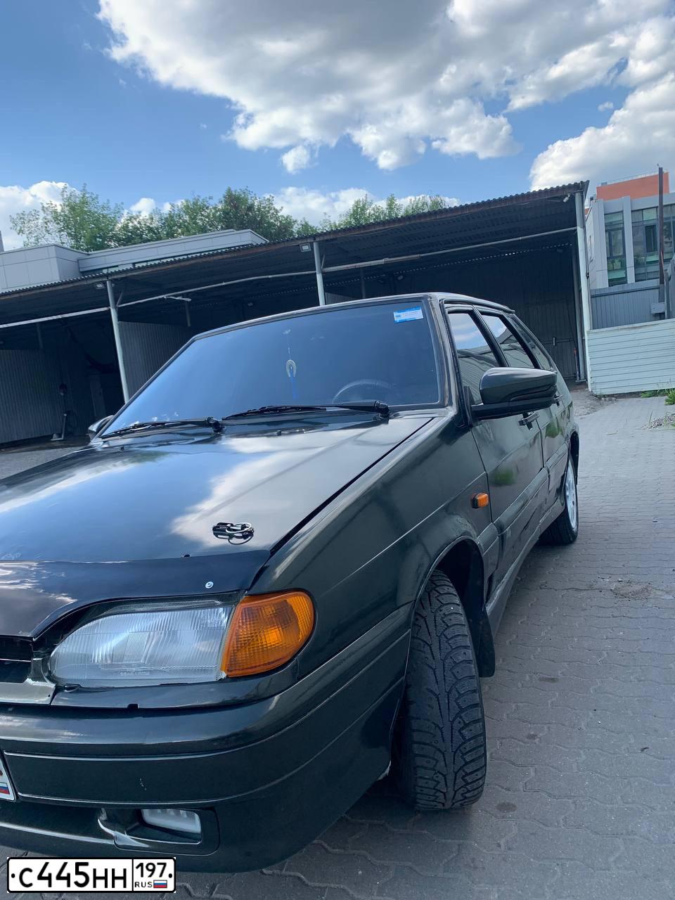 Фото автомобиля LADA 2114 SAMARA, 2003 — госномер С445НН197. Цвет: ЗЕЛЕНЫЙ ТЕМНЫЙ