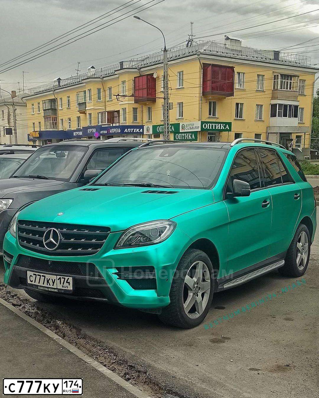 Фото автомобиля MERCEDES-BENZ ML400, 2014 — госномер Р053ЕС774