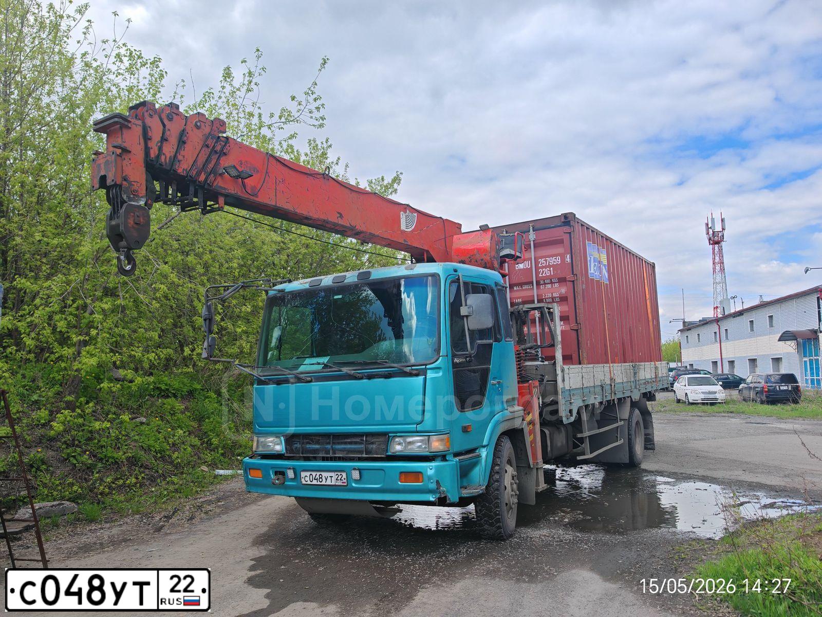 Фото автомобиля KIA GRANTO, 2002 — госномер С048УТ22. Цвет: ЗЕЛЕНЫЙ