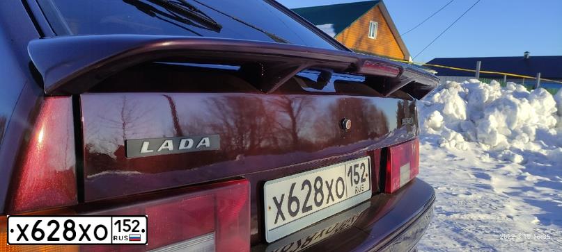 Фото автомобиля LADA 2113 SAMARA, 2011 — госномер Х916ВК152. Цвет: ТЕМНО-ВИШНЕВЫЙ