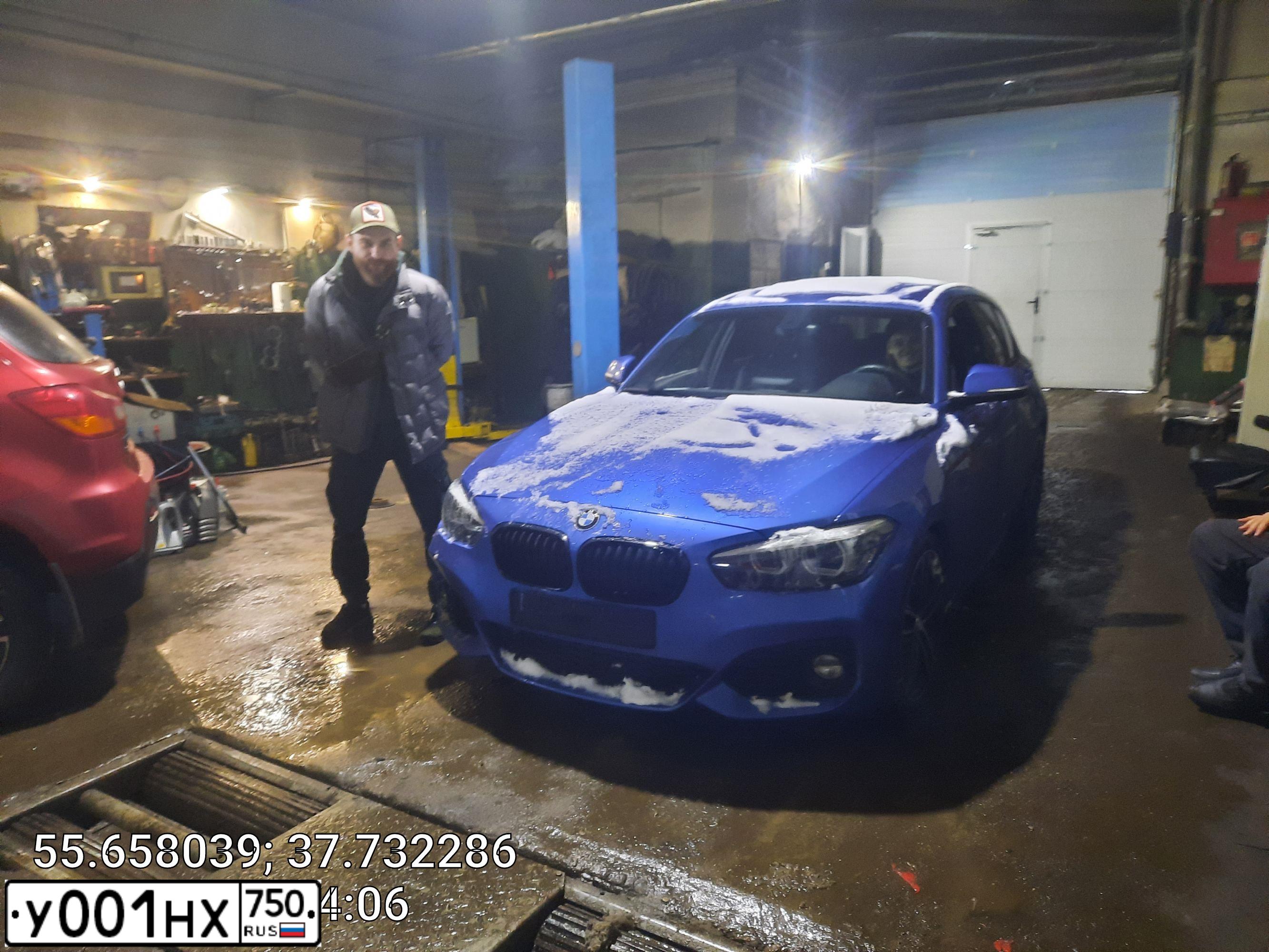 Фото автомобиля BMW 520D, 2016 — госномер У355МУ31. Цвет: Белый