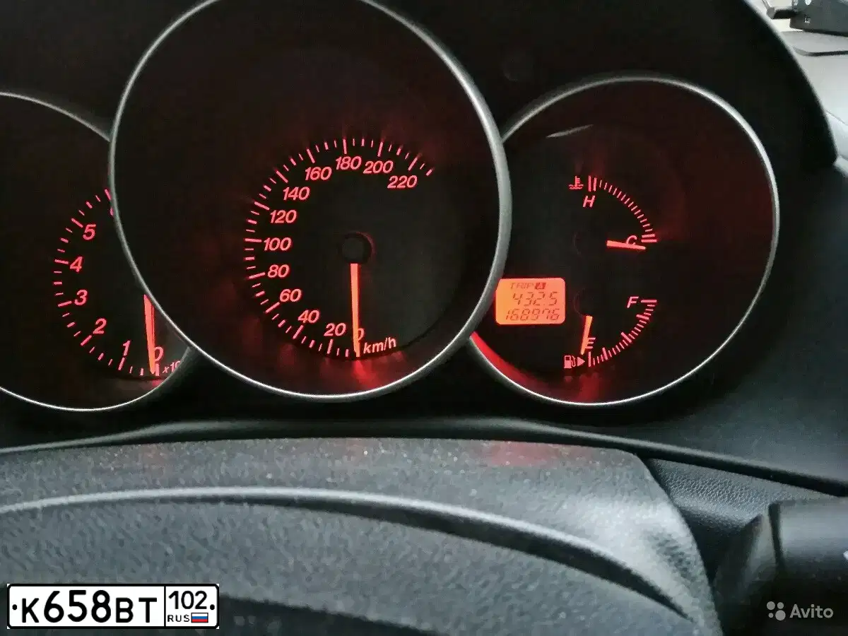 Фото автомобиля MAZDA 3, 2005 — госномер У443ТУ102. Цвет: ЧЕРНЫЙ