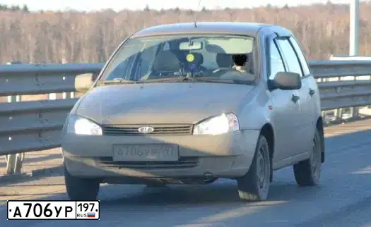Фото автомобиля LADA 1117 KALINA, 2012 — госномер А706УР197. Цвет: БЕЖЕВЫЙ