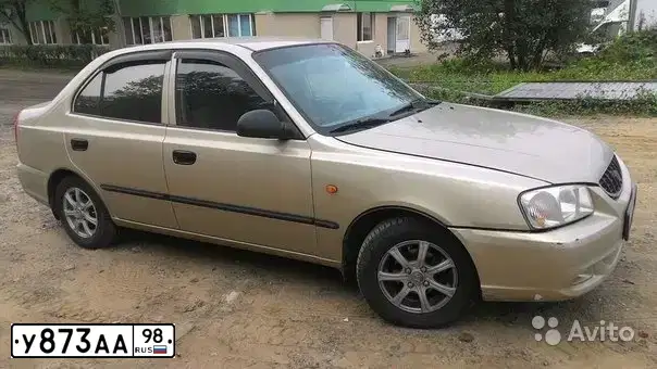Фото автомобиля TAGAZ ACCENT, 2006 — госномер К392ЕР134. Цвет: БЕЖЕВЫЙ