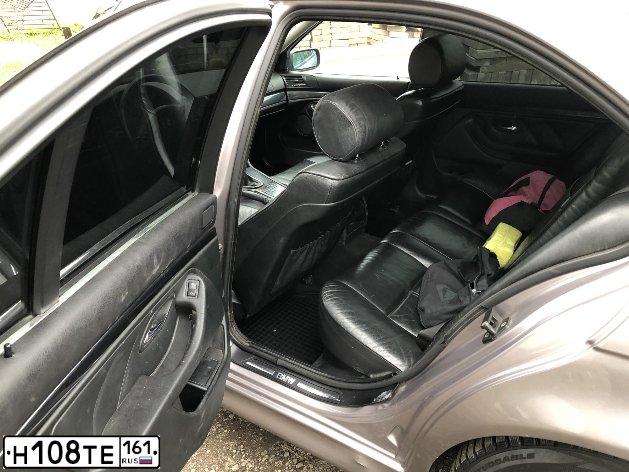 Фото автомобиля BMW SERIE 5, 1998 — госномер Н108ТЕ161. Цвет: СЕРЫЙ