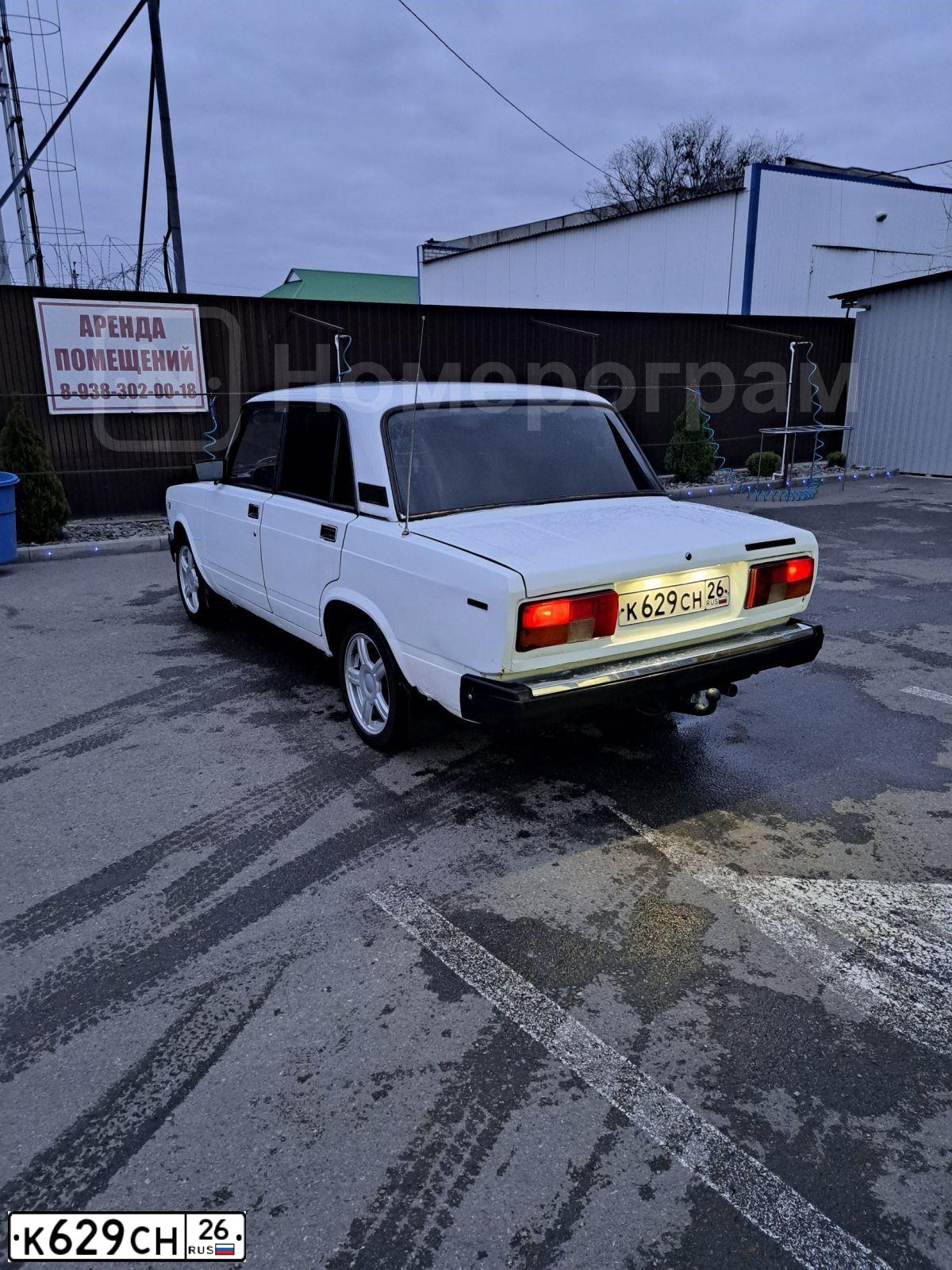 Фото автомобиля LADA 1119 KALINA, 2007 — госномер К629СН126. Цвет: БЕЖЕВО - СЕРЫЙ