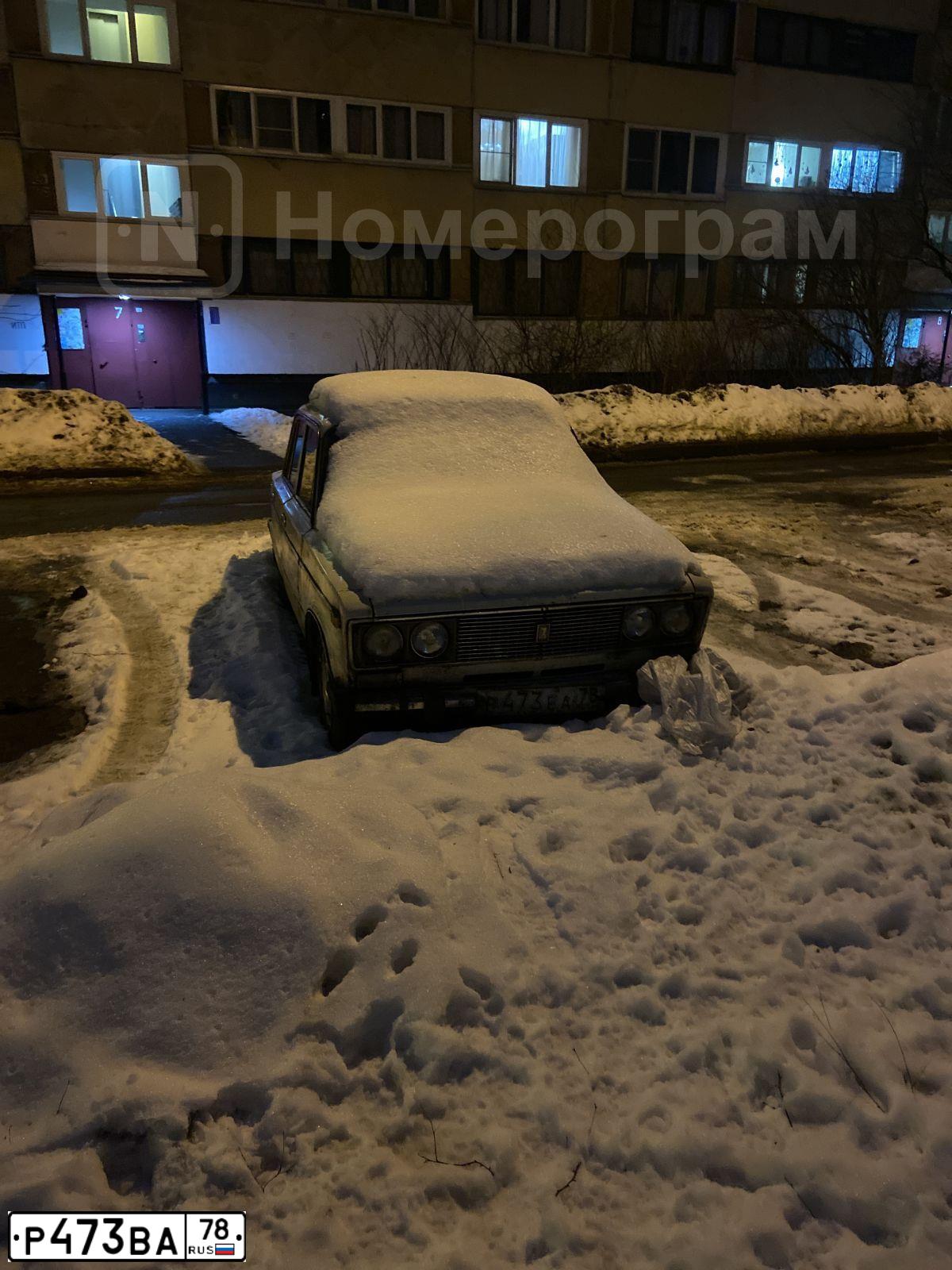 Фото автомобиля LADA 2106, 1988 — госномер Р473ВА78. Цвет: БЕЛЫЙ