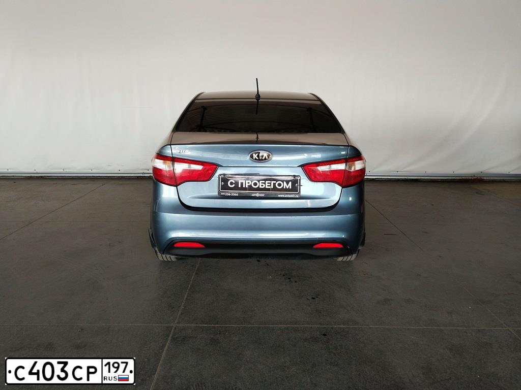 Фото автомобиля KIA RIO, 2012 — госномер С403СР197. Цвет: ГОЛУБОЙ