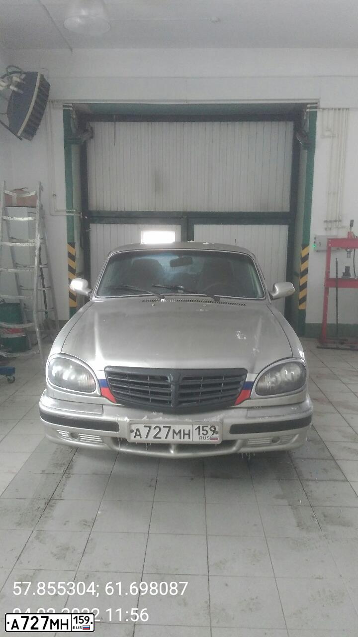 Фото автомобиля GAZ 3110 WOLGA, 2007 — госномер А727МН159. Цвет: ОМЕГА2
