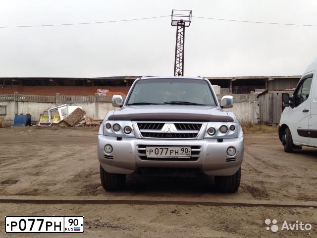 Фото автомобиля MITSUBISHI PAJERO, 2005 — госномер К620АУ35. Цвет: Серебристый