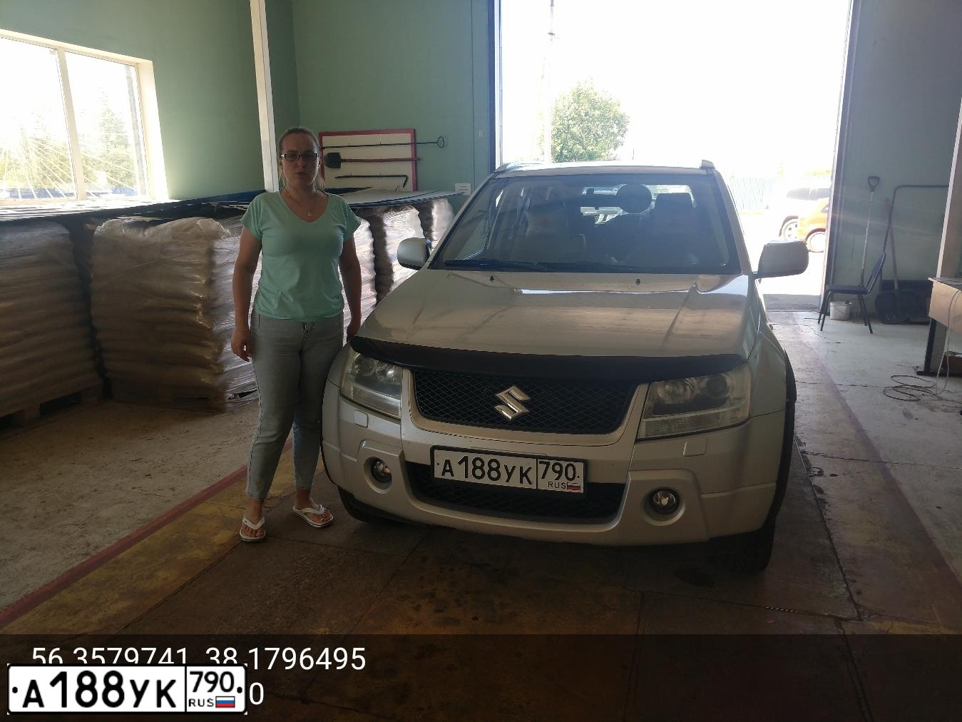 Фото автомобиля SUZUKI /GRAND/ VITARA, 2008 — госномер О161ТК150. Цвет: СЕРЫЙ