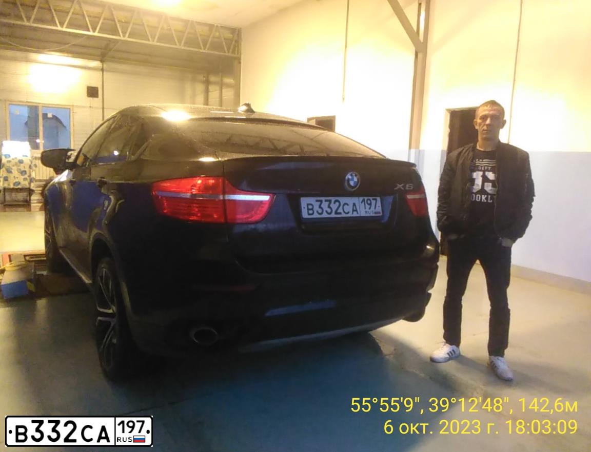Фото автомобиля BMW X6, 2008 — госномер А147НН252. Цвет: ЧЕРНЫЙ