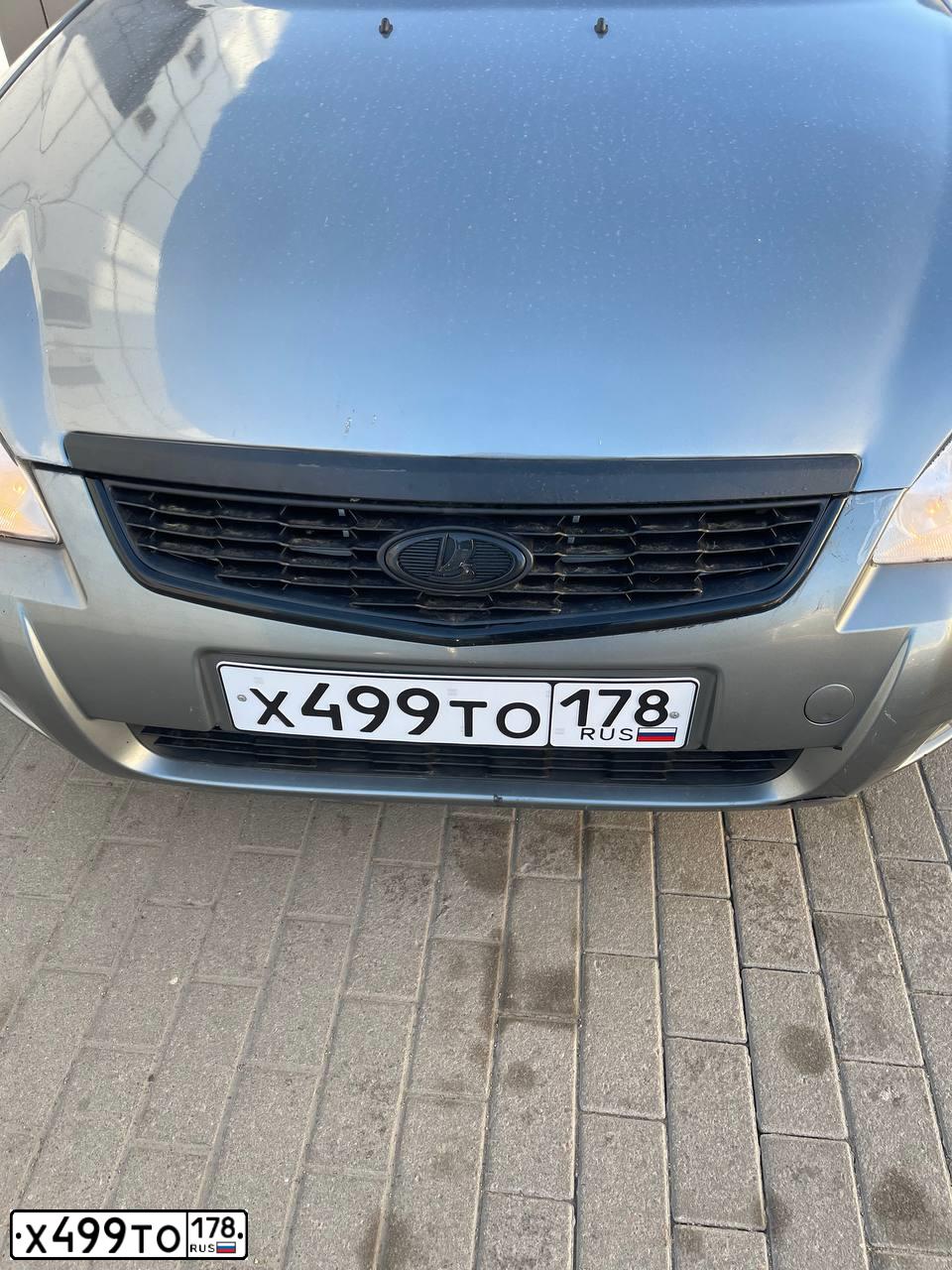 Фото автомобиля LADA 2172 PRIORA, 2012 — госномер К998ОН147. Цвет: СРЕДНИЙ СЕРО-ЗЕЛЕНЫЙ МЕТ