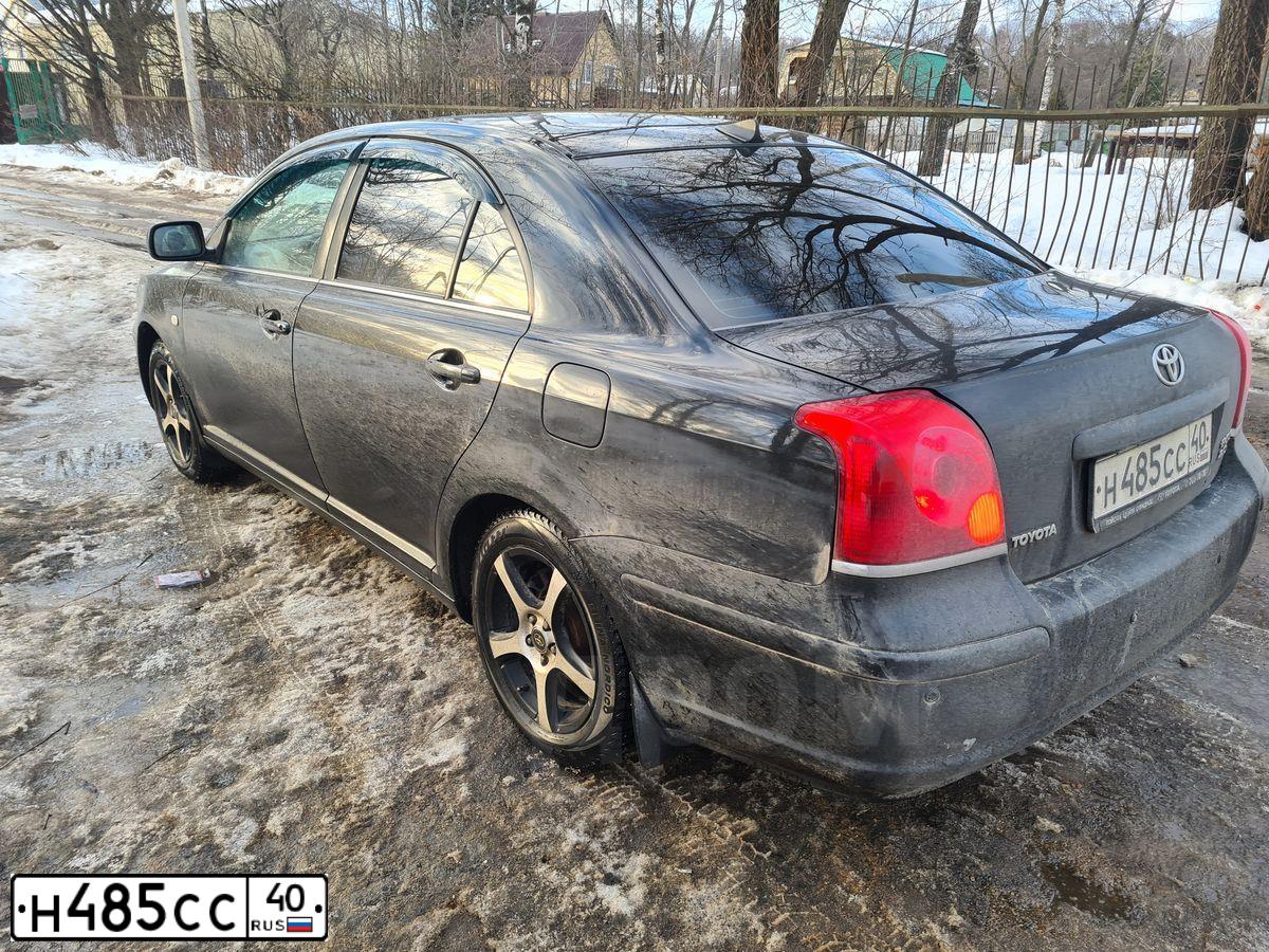 Фото автомобиля TOYOTA AVENSIS, 2003 — госномер О976КА32. Цвет: ЧЕРНЫЙ