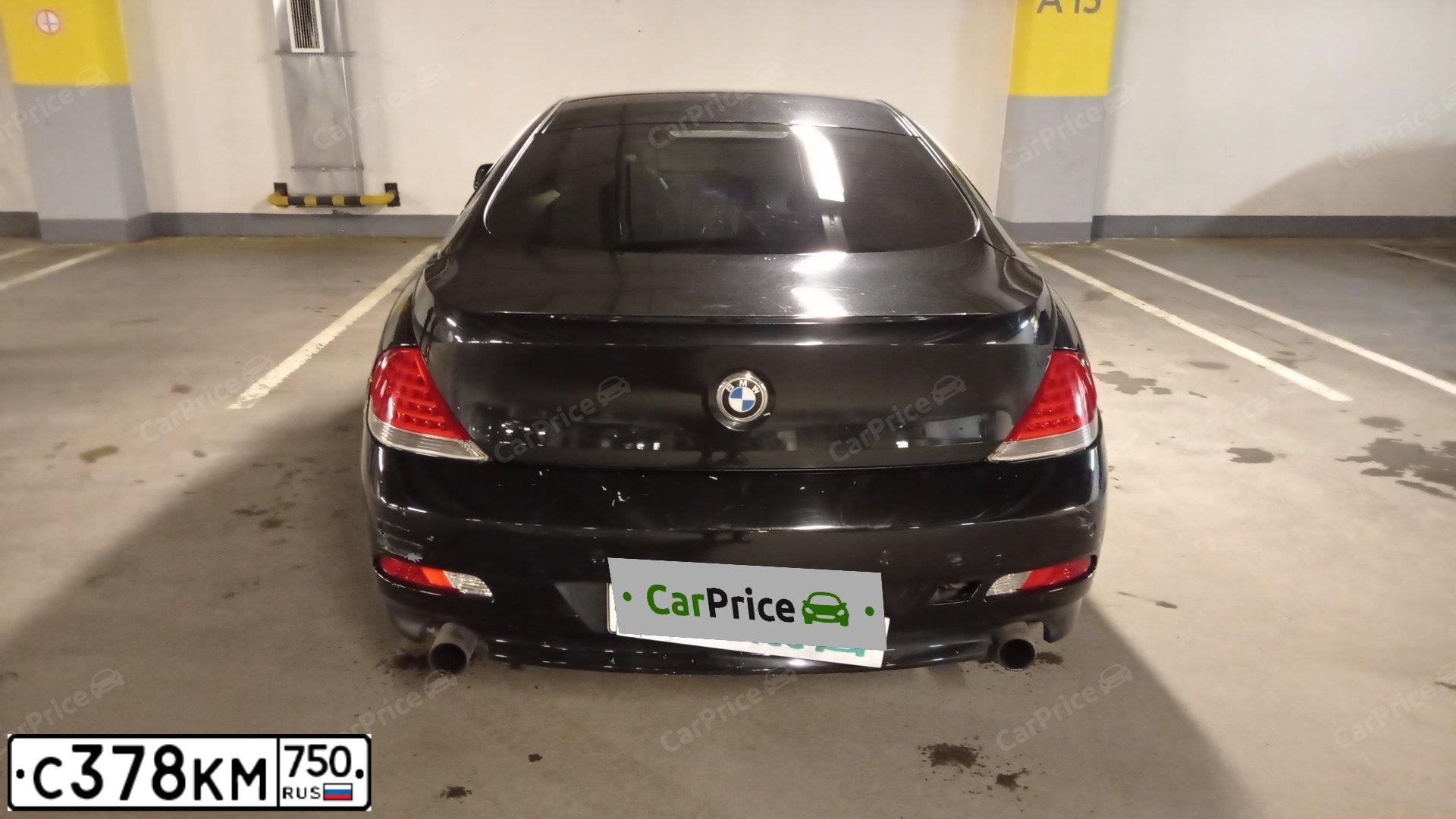 Фото автомобиля BMW SERIE 6, 2007 — госномер С378КМ750. Цвет: ЧЕРНЫЙ