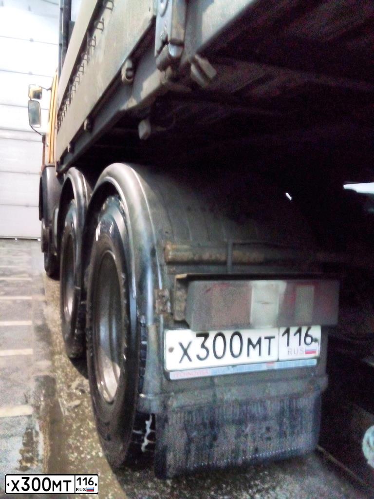 Фото автомобиля KAMAZ 65116 /6X4/, 2008 — госномер Х300МТ116. Цвет: ЖЕЛТЫЙ ГЕОРГИН