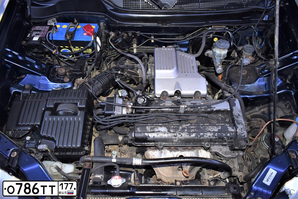Фото автомобиля HONDA CR-V, 2000 — госномер Е810ЕУ790. Цвет: синий