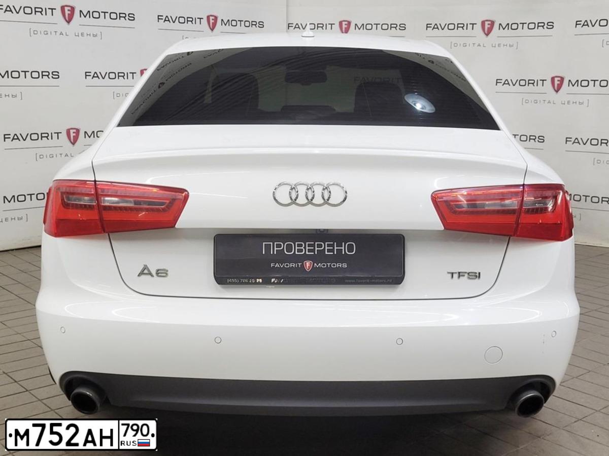 Фото автомобиля AUDI A6, 2012 — госномер М752АН790. Цвет: Белый