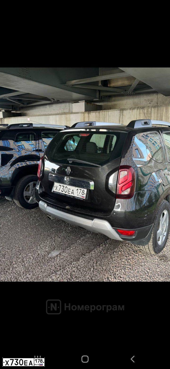 Фото автомобиля RENAULT DUSTER, 2017 — госномер Н036ХВ82. Цвет: ЧЕРНЫЙ