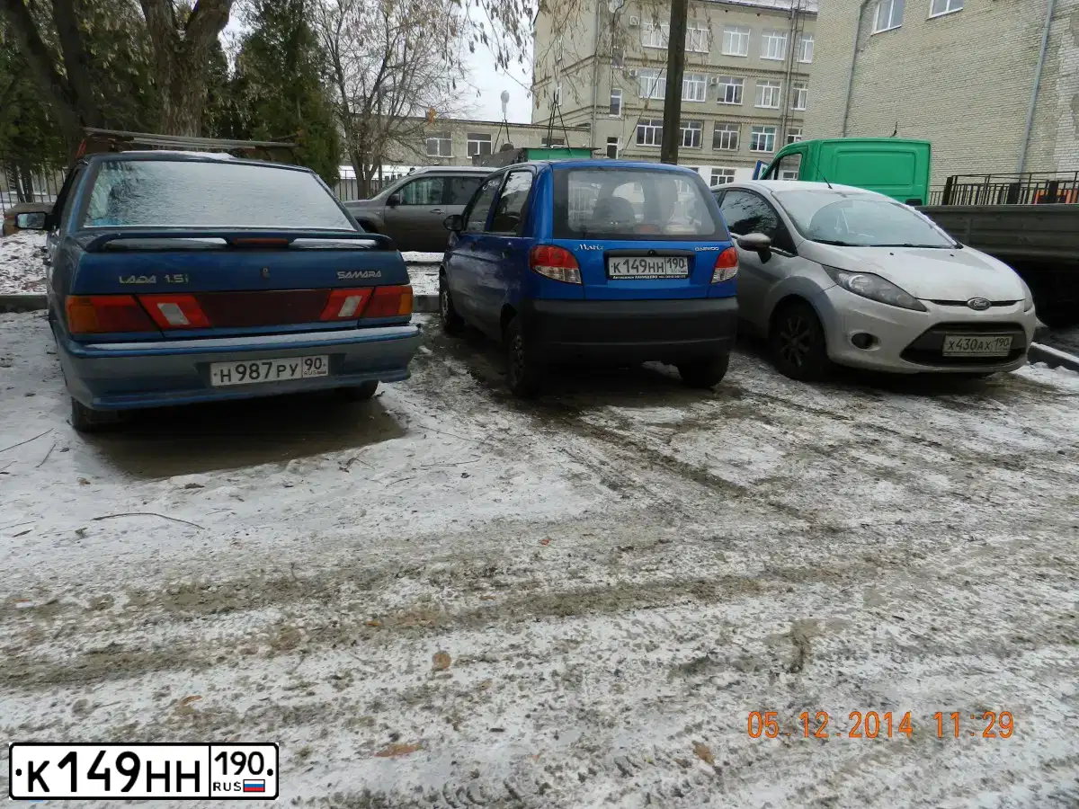 Фото автомобиля DAEWOO MATIZ, 2011 — госномер В104КТ126. Цвет: СИНЕ-ГЛАЗУРИСТЫЙ