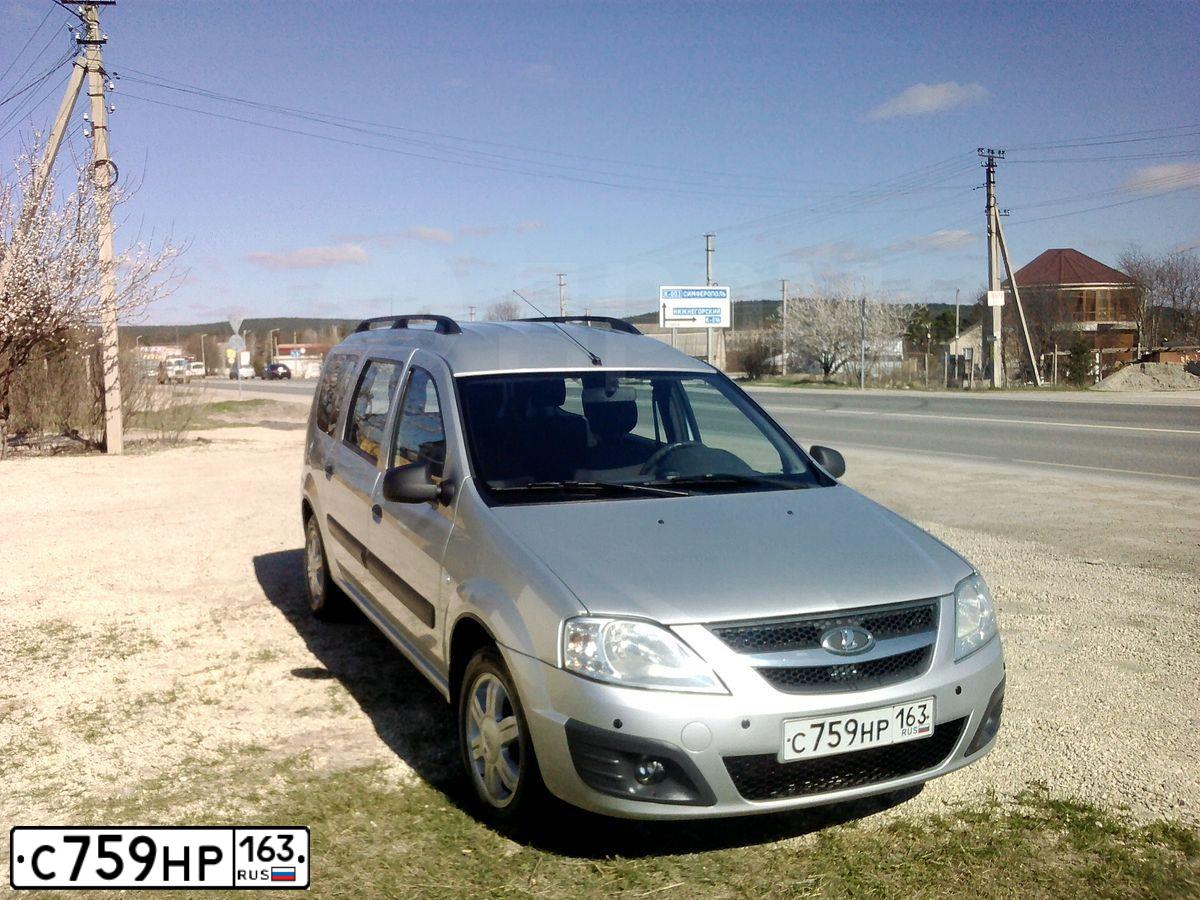 Фото автомобиля LADA LARGUS, 2012 — госномер М987ТК82. Цвет: СЕРЕБРИСТЫЙ