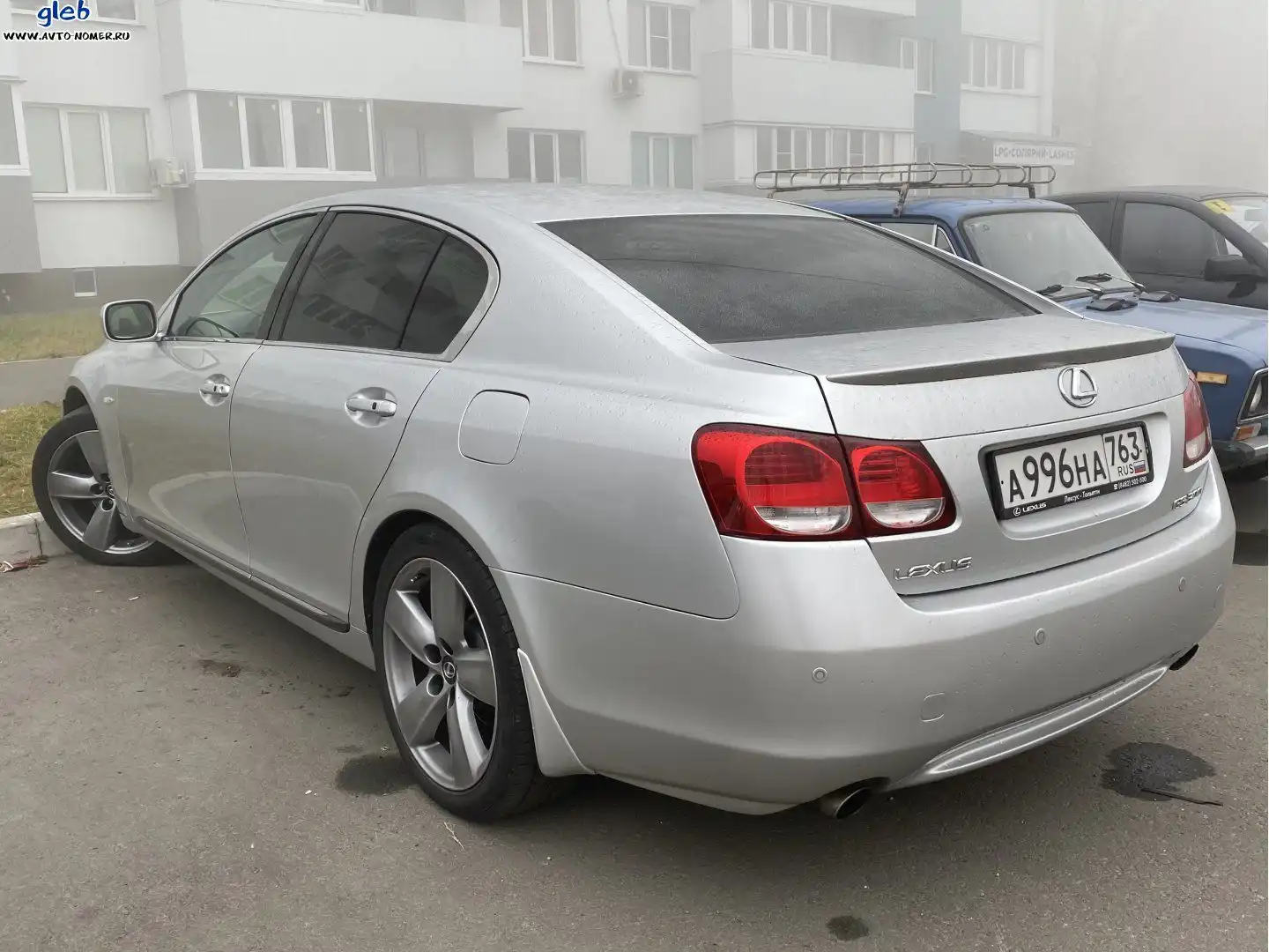 Фото автомобиля LEXUS GS, 2006 — госномер К194УЕ797. Цвет: Серебристый