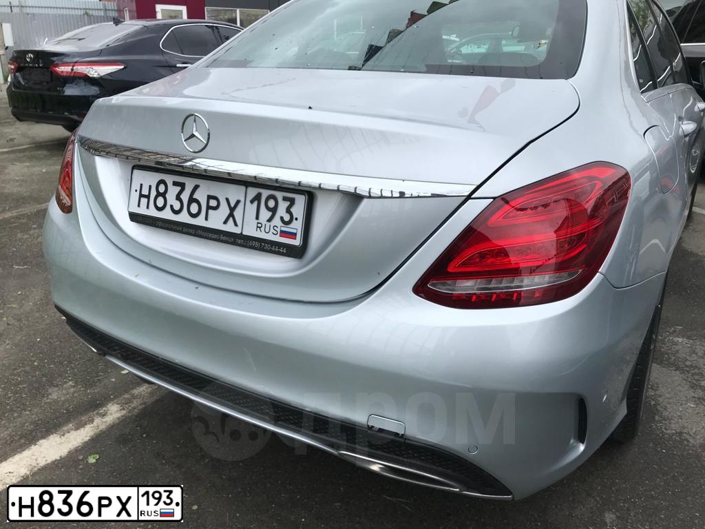 Фото автомобиля MERCEDES C-KLASSE, 2014 — госномер Е702ЕХ323. Цвет: Серебристый
