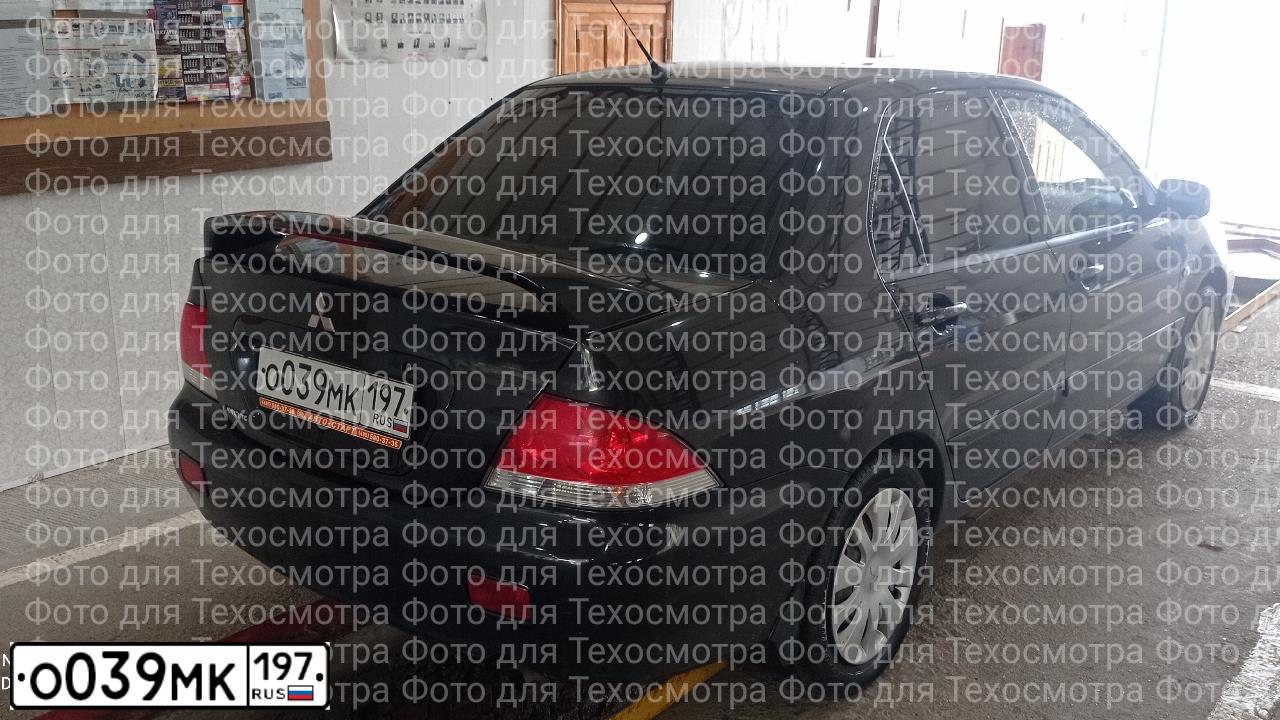 Фото автомобиля MITSUBISHI LANCER, 2006 — госномер Р661КХ177. Цвет: ЧЕРНЫЙ