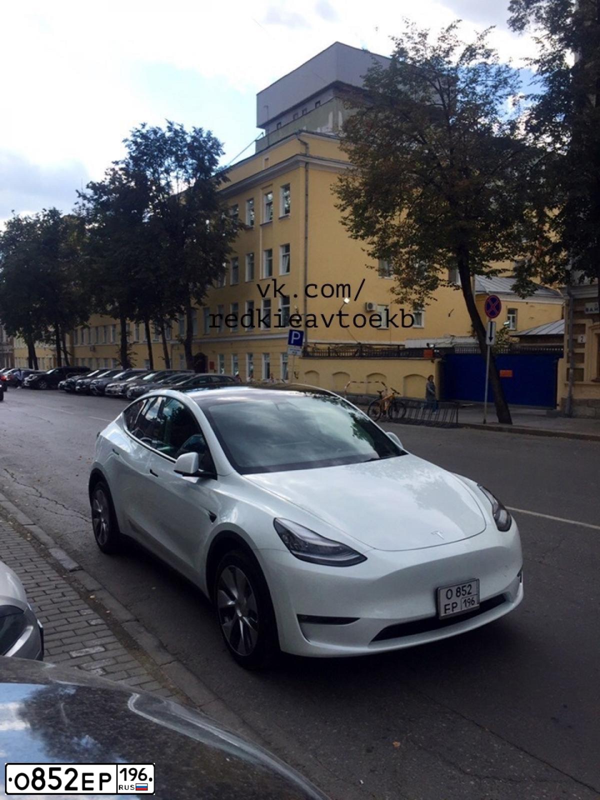 Фото автомобиля TESLA MODEL Y, 2021 — госномер С229ОС198