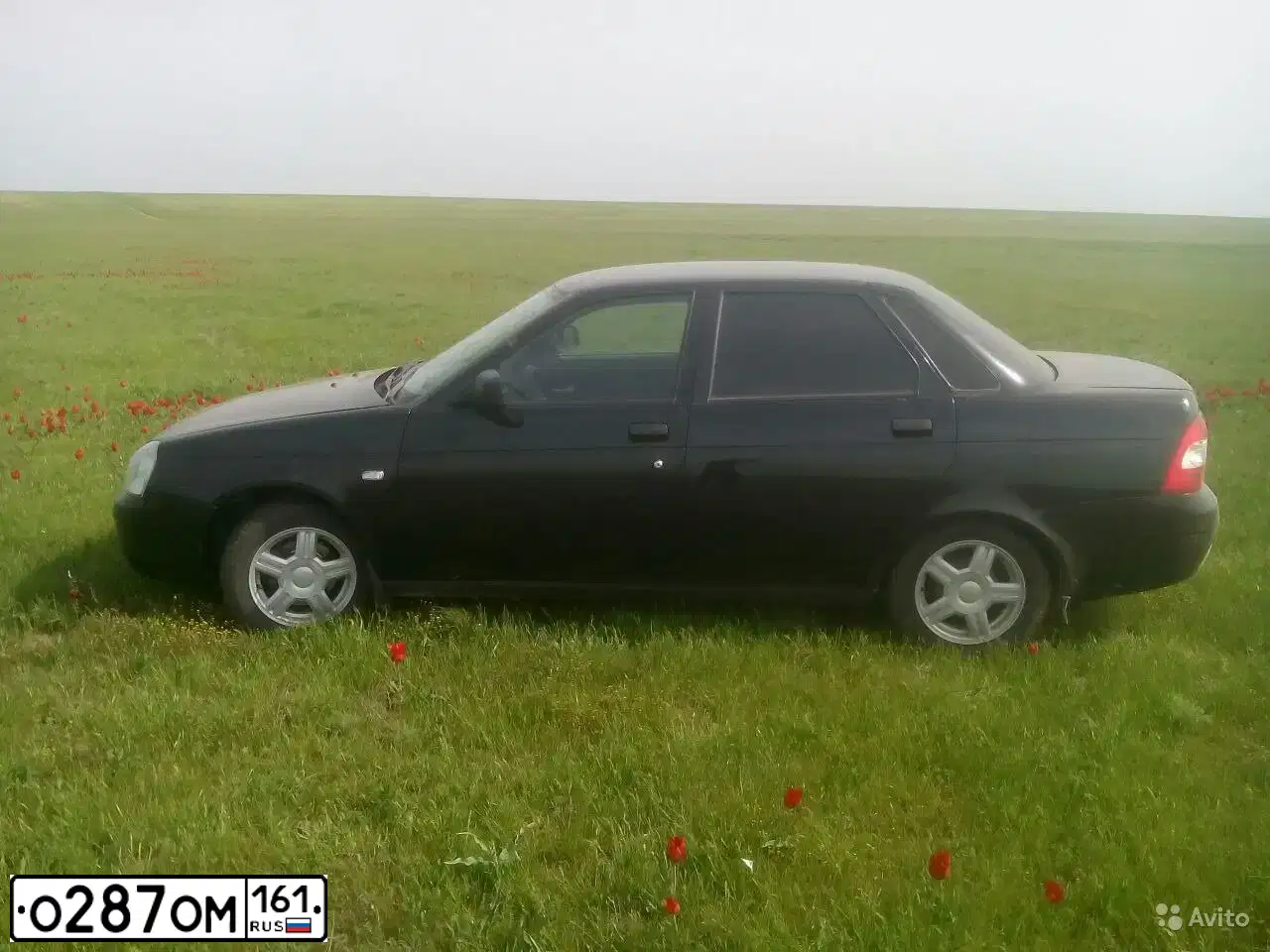 Фото автомобиля LADA 2170 PRIORA, 2009 — госномер О287ОМ161. Цвет: СИНЕ-ЧЕРНЫЙ