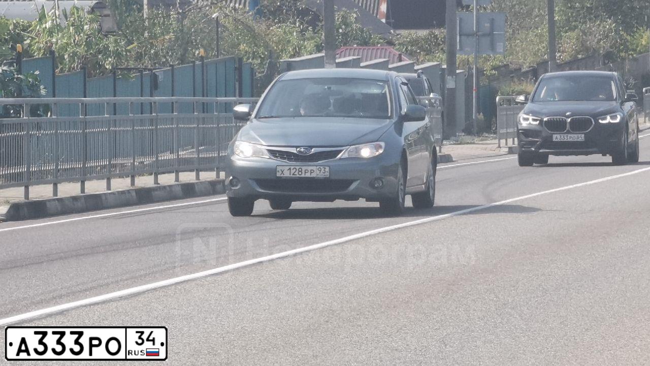 Фото автомобиля HYUNDAI TUCSON, 2020 — госномер А333РО34. Цвет: синий
