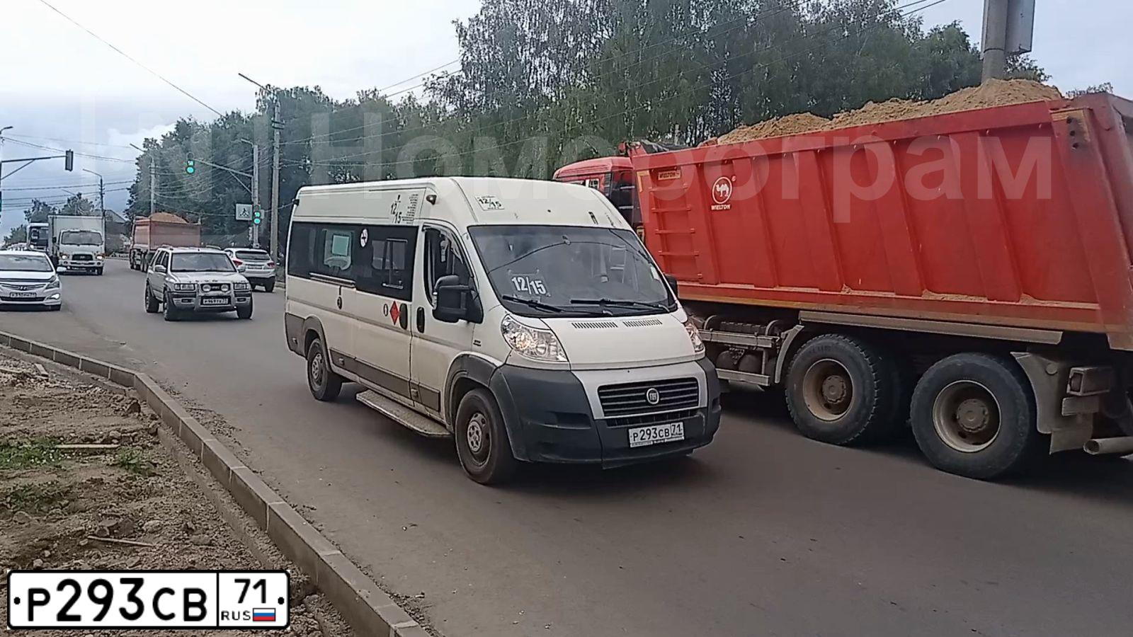 Фото автомобиля FIAT DUCATO, 2013 — госномер Р293СВ71. Цвет: БЕЛЫЙ