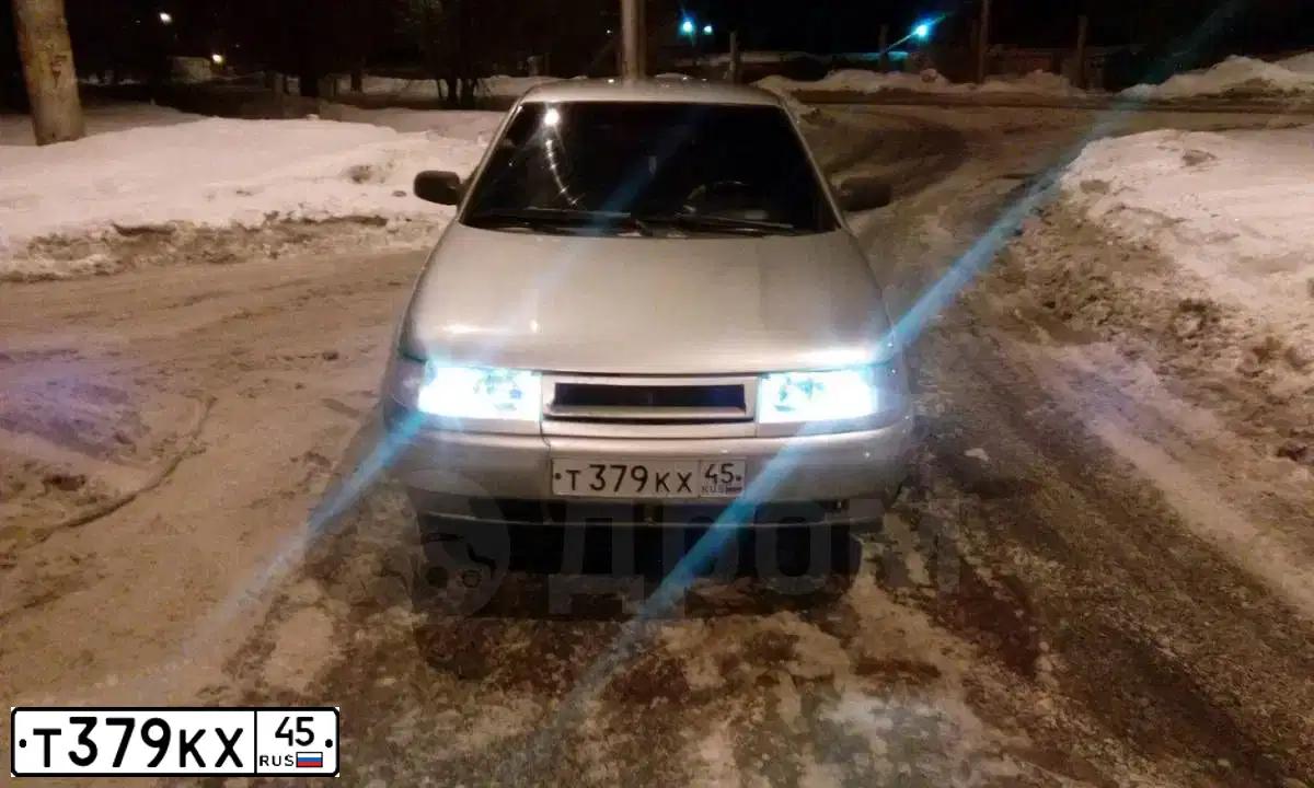 Фото автомобиля LADA 2110, 2004 — госномер Т379КХ45. Цвет: ЧЕРНЫЙ