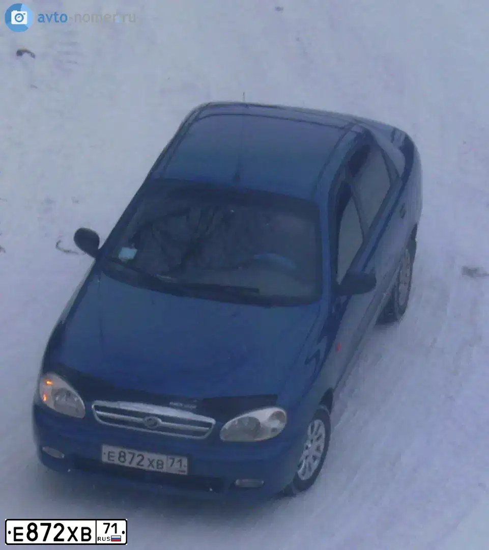 Фото автомобиля ZAZ Z SENS, 2007 — госномер В412ТК790. Цвет: синий