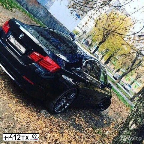 Фото автомобиля BMW SERIE 5, 2012 — госномер Н412ТХ69. Цвет: ЧЕРНЫЙ