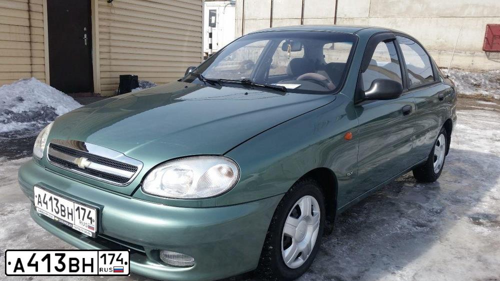 Фото автомобиля ZAZ LANOS, 2007 — госномер У901ТУ102. Цвет: ЗЕЛЕНЫЙ
