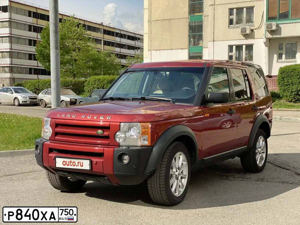 Фото автомобиля LANDROVER DISCOVERY, 2007 — госномер С792УН152. Цвет: ТЕМНО-КРАСНЫЙ