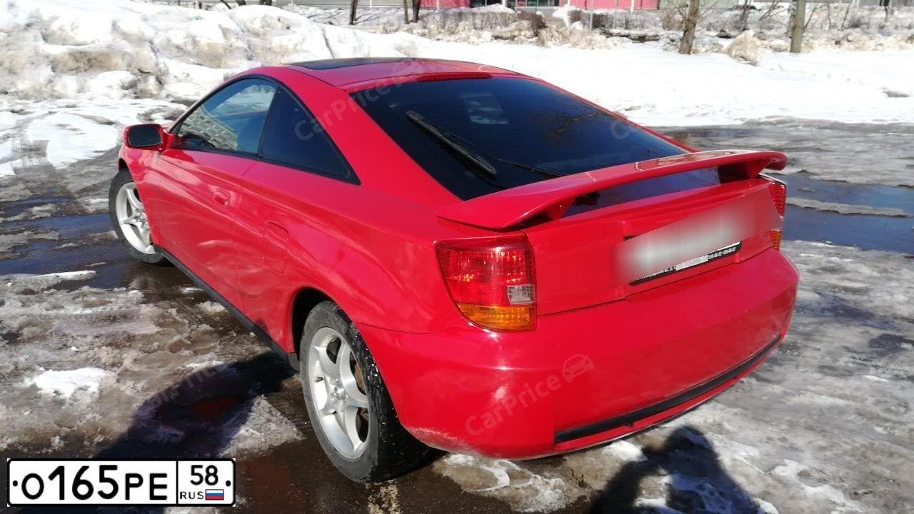 Фото автомобиля TOYOTA CELICA, 2000 — госномер В072ОА04