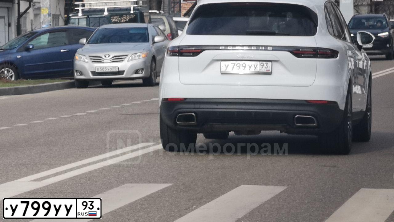 Фото автомобиля LADA 2107, 2007 — госномер У799УУ93. Цвет: ТЕМНО-ВИШНЕВЫЙ