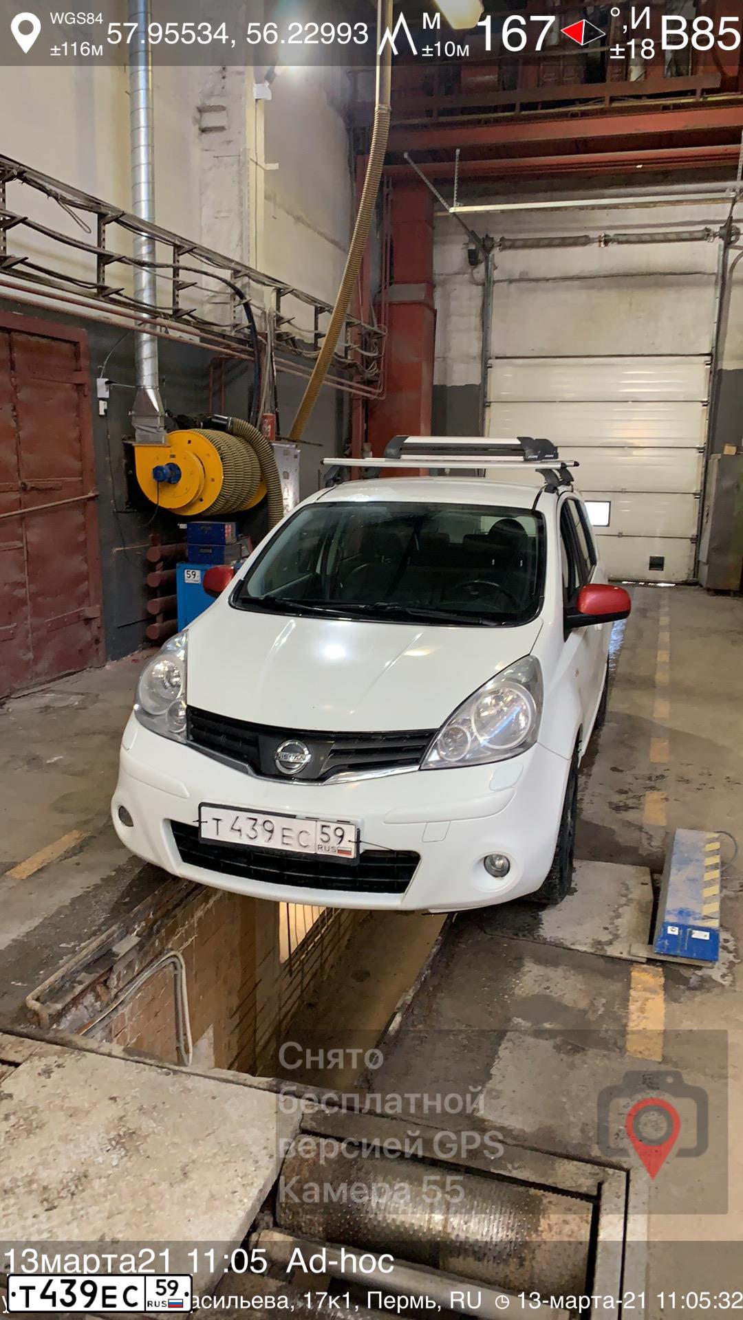 Фото автомобиля NISSAN NOTE, 2009 — госномер Т439ЕС59