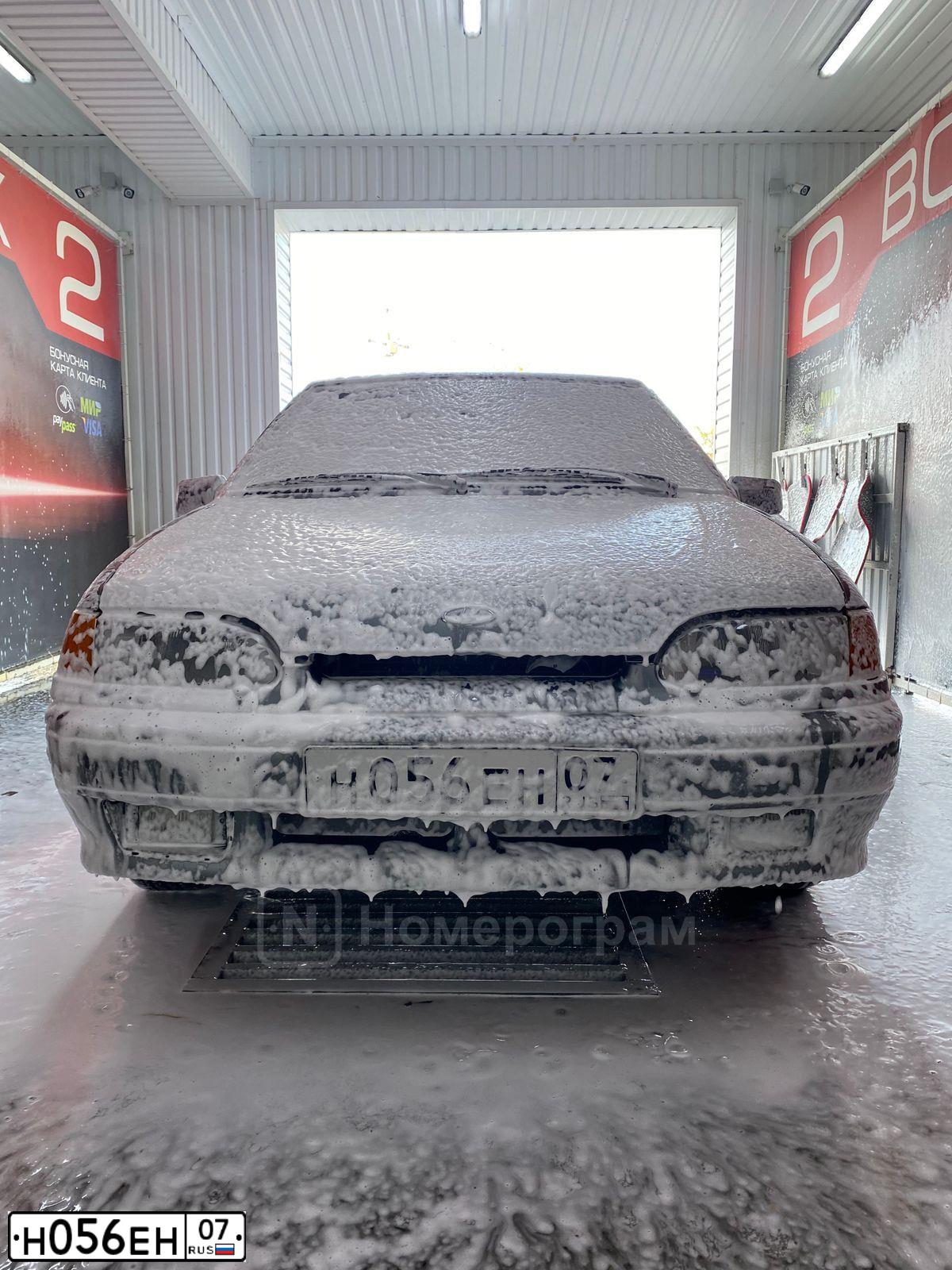 Фото автомобиля LADA 2114 SAMARA, 2006 — госномер Н056ЕН07. Цвет: СРЕДНИЙ СЕРО ЗЕЛ МЕТ